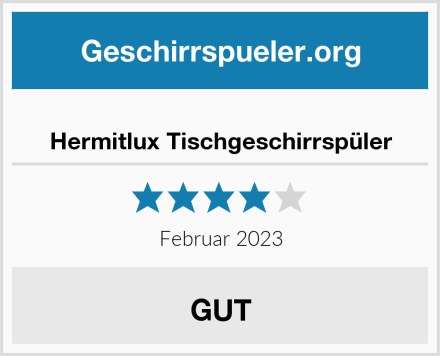  Hermitlux Tischgeschirrspüler Test