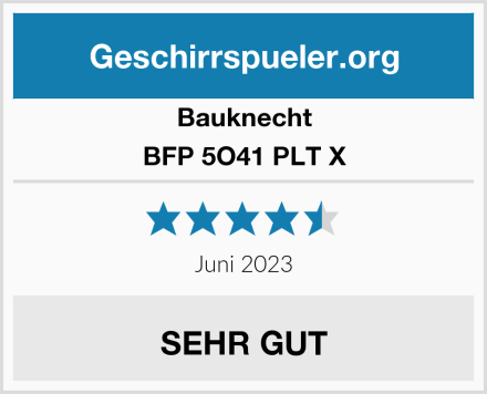 Bauknecht BFP 5O41 PLT X Test