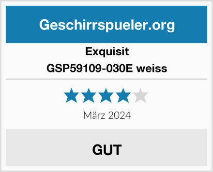 Exquisit GSP59109-030E weiss Test