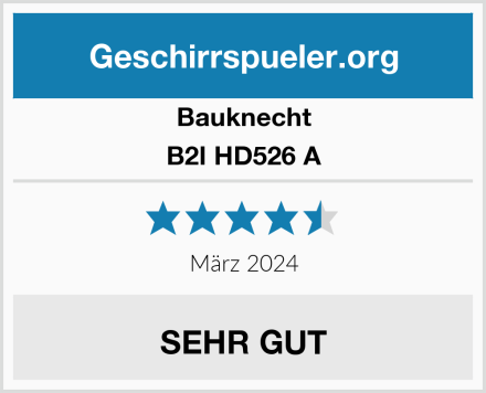Bauknecht B2I HD526 A Test